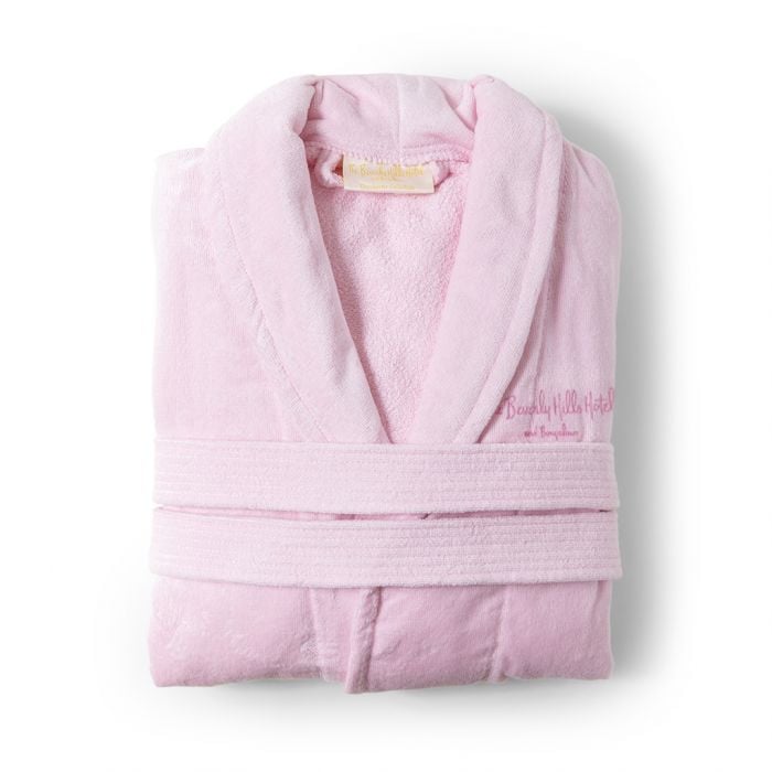 Signature pink bathrobe