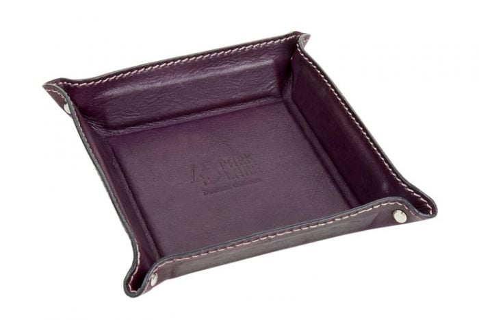 45 Park Lane Purple Leather Tray
