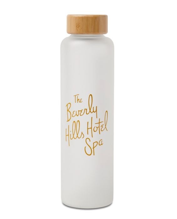 The Beverly Hills Hotel Spa water bottle