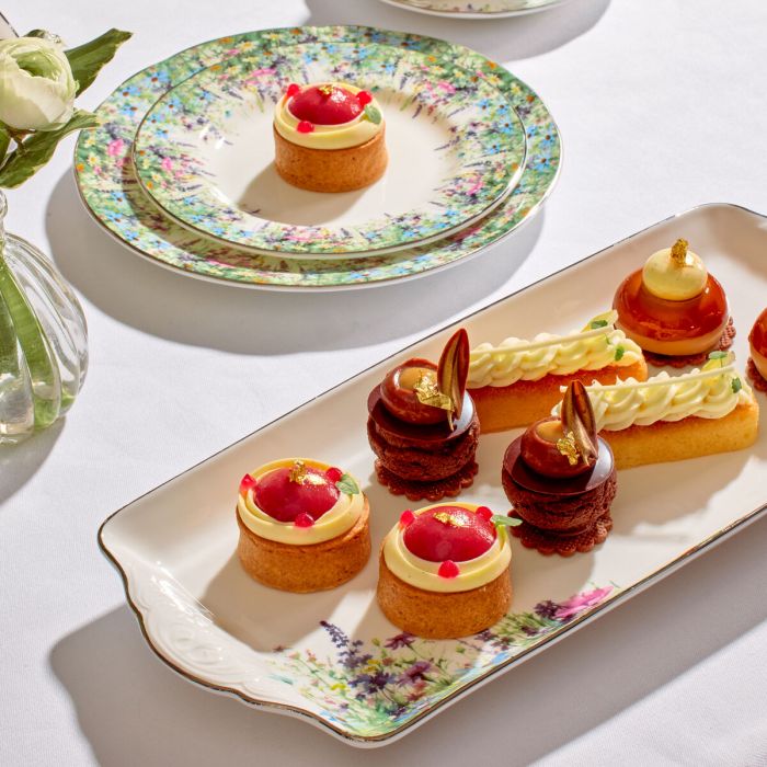 Traditional afternoon tea in the Drawing Room