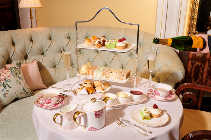 Champagne afternoon tea at The Dorchester