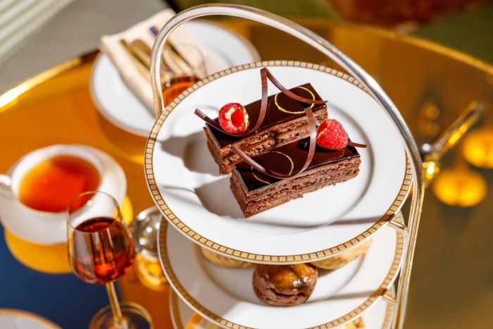Christmas chocolate afternoon tea for two at Il Salotto