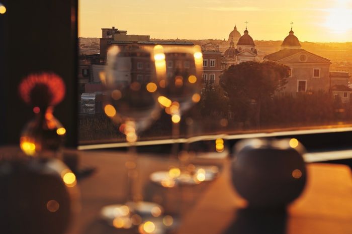 Six-course tasting menu dinner with wine pairings at La Terrazza