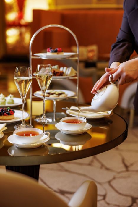 Afternoon tea for one at Hotel Principe di Savoia