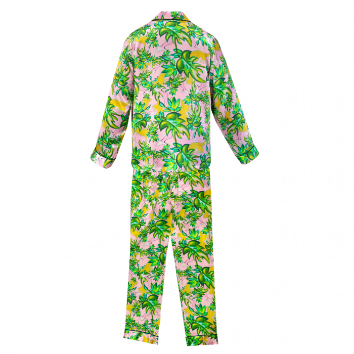 Shhh Silk x Nechita Men’s Long Silk Pyjamas 