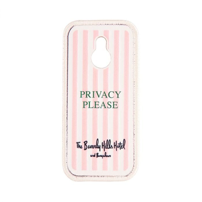 Stoney Clover Lane x The Beverly Hills Hotel 'Privacy Please' patch