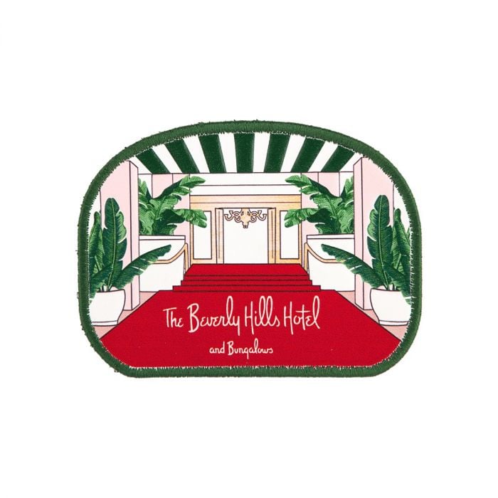 Stoney Clover Lane x The Beverly Hills Hotel hotel entrance patch