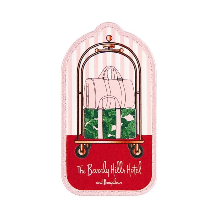 Stoney Clover Lane x The Beverly Hills Hotel luggage trolley patch