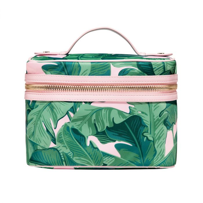 Stoney Clover Lane x The Beverly Hills Hotel banana leaf print vanity case